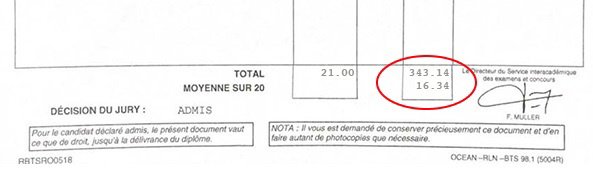 Bulletin relevé de notes de Lucas Revers pour son BTS SP Bulletin relevé de notes de Lucas Revers pour son BTS SP
